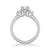 Jill Classic Three Stone Diamond Engagement Ring