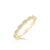 Cherie Contemporary Diamond Twist Wedding Band