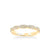 Freesia Contemporary Diamond Twist Wedding Band