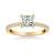 Aubrey Classic Side Stone Diamond Engagement Ring