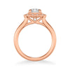 Mabel Vintage Multi-Shaped Halo Diamond Engagement Ring