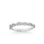 Amaryllis Contemporary Half Diamond Half Polished Wedding Band