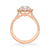 Penny Classic Round Halo Diamond Engagement Ring