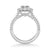 Dolly Classic Cushion Halo Diamond Engagement Ring