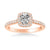 Tori Classic Cushion Halo Diamond Engagement Ring