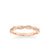 Ciara Contemporary Half Diamond Half Polished Wedding Band