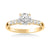 Erica Classic Side Stone Diamond Engagement Ring