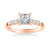 Erica Classic Side Stone Diamond Engagement Ring