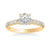 Faye Classic Side Stone Diamond Engagement Ring