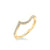 Sierra Contemporary Diamond Curve Wedding Band