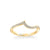 Sierra Contemporary Diamond Curve Wedding Band