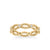 Stackable Eternity Band with Open Rope and Diamond Accents