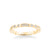 Stackable Band with Diamond and Milgrain Multi-Shape Alternating Design