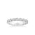 Stackable Eternity Band with Diamond Petal Design