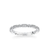 Stackable Eternity Band with Diamond and Milgrain Multi-Shape Details
